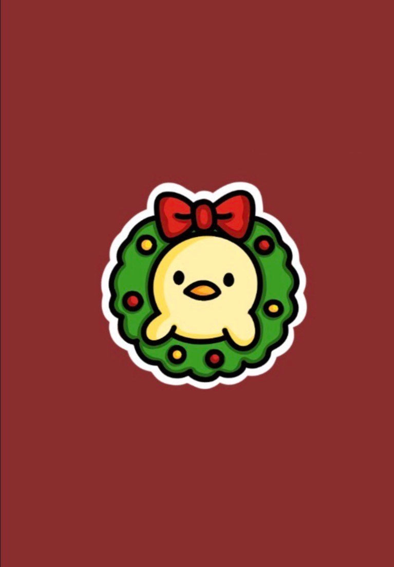 Christmas Wreath Sticker