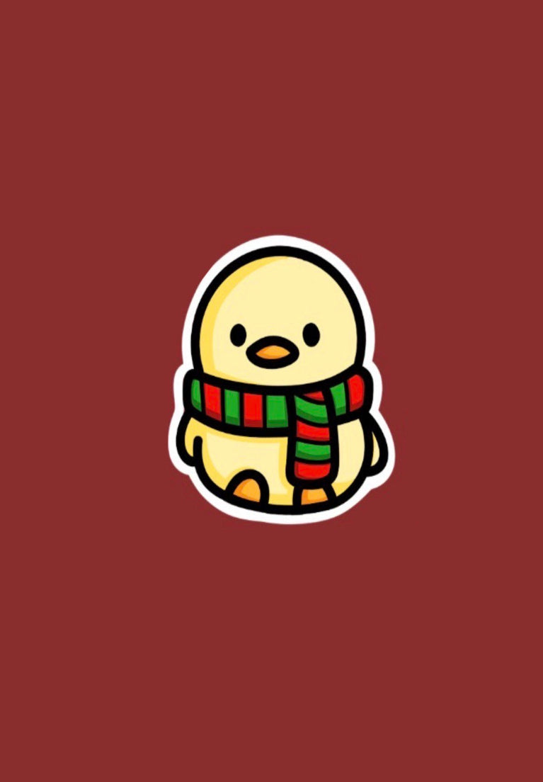 Cozy Scarf Sticker
